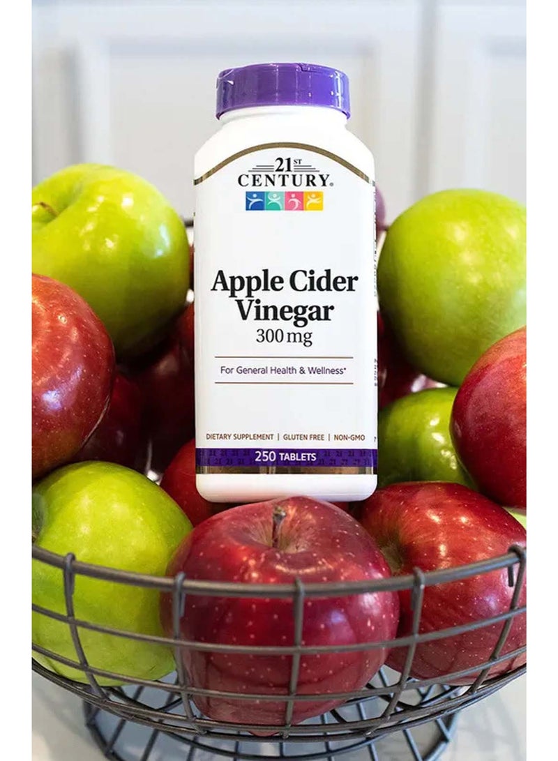 21st Century Apple Cider Vinegar, 300 mg, 250 Tablets - Image 3